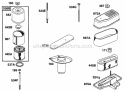 Part Location Diagram of 491877 Briggs and Stratton Base-air Cleaner